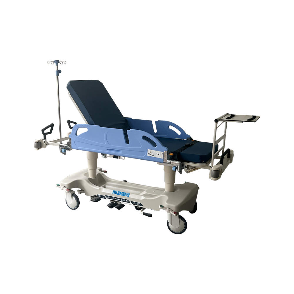 BDEC07 Carro tensor de transporte para pacientes con sistema hidráulico médico de elevación alta y baja 