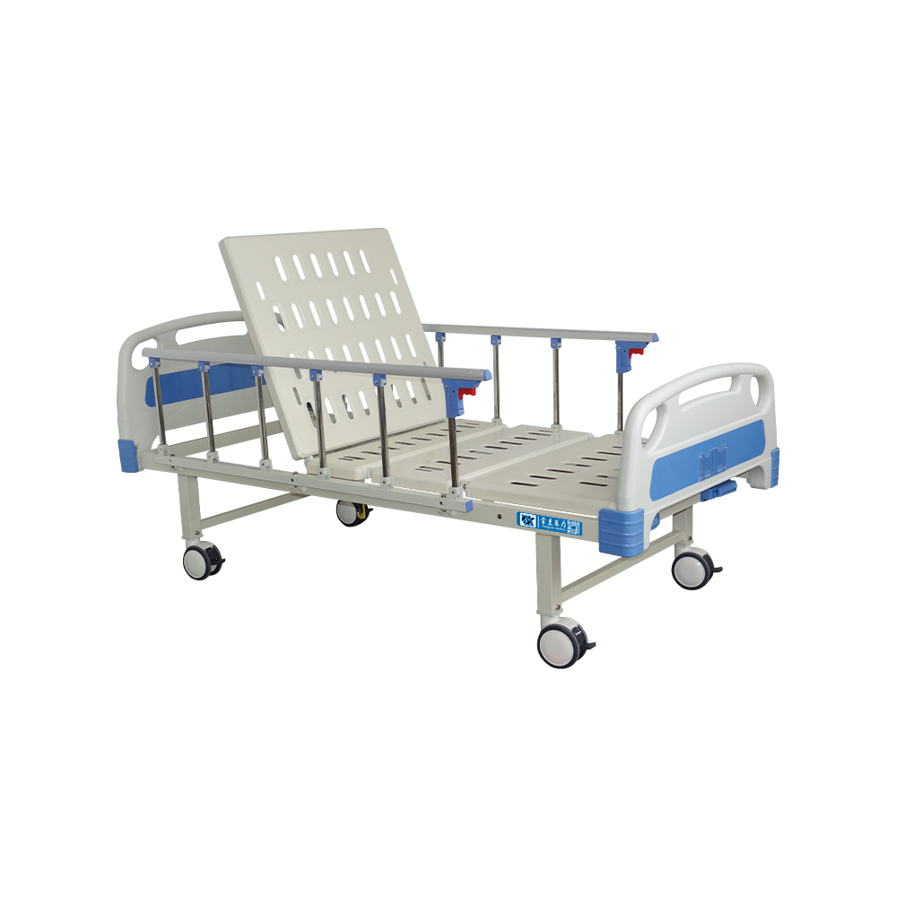 YC-T2611L(I) Cama de hospital manual con barandilla de aluminio plegable