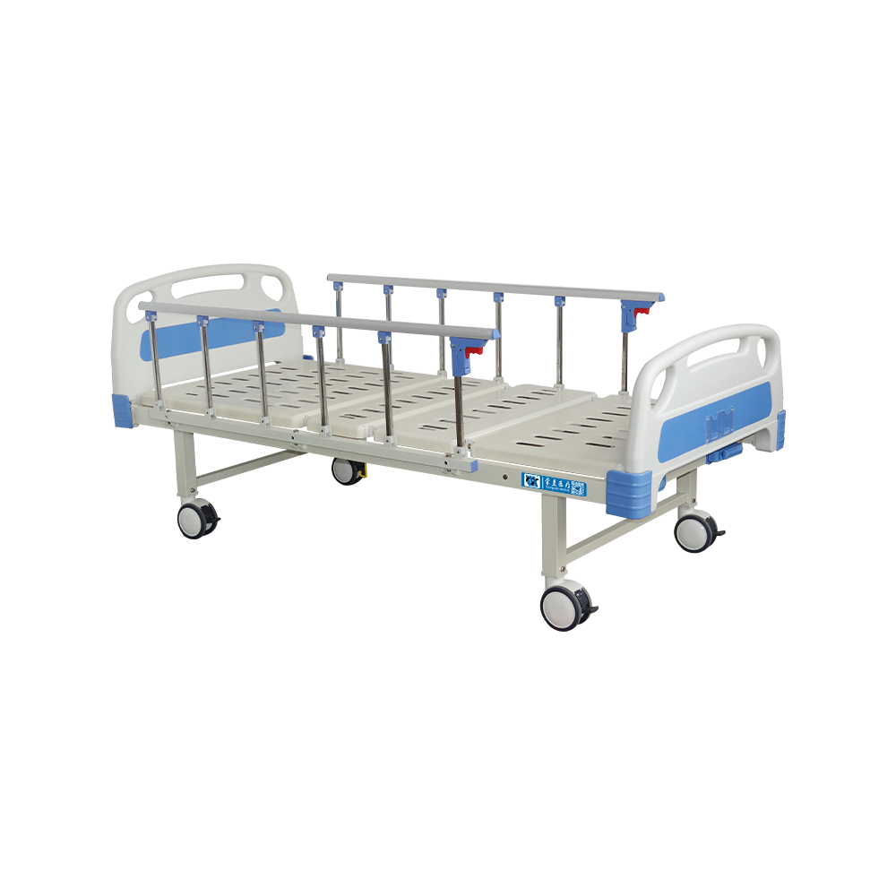 YC-T2611L(I) Cama de hospital manual con barandilla de aluminio plegable