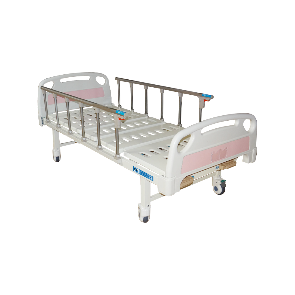 YC-T2611L(I) Cama de hospital manual con barandilla de aluminio plegable