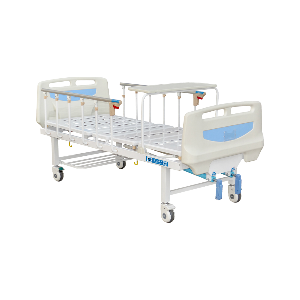 YC-T2611L(I) Cama de hospital manual con barandilla de aluminio plegable