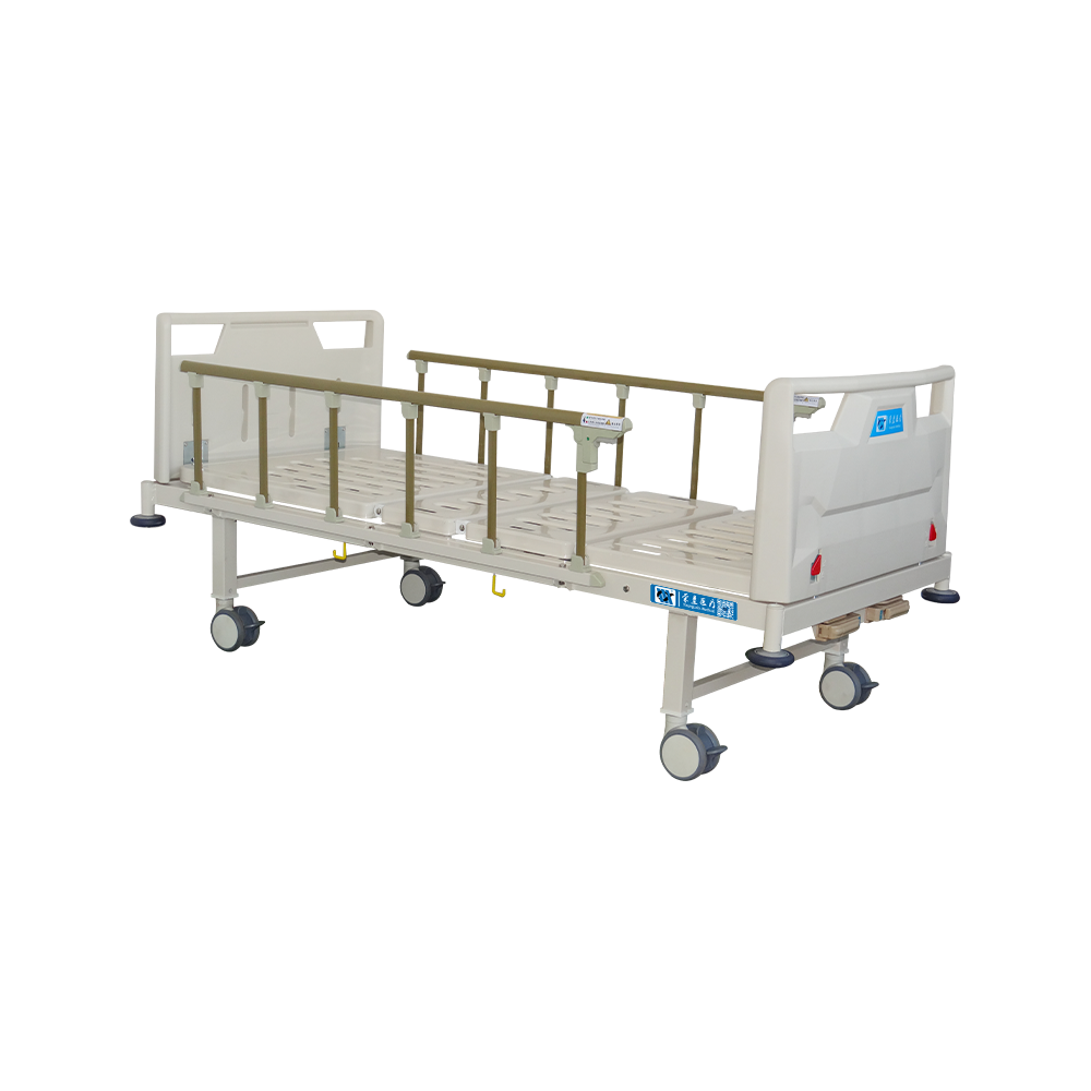 YC-T2611L(II) Cama de hospital manual de dos funciones con parachoques de esquina