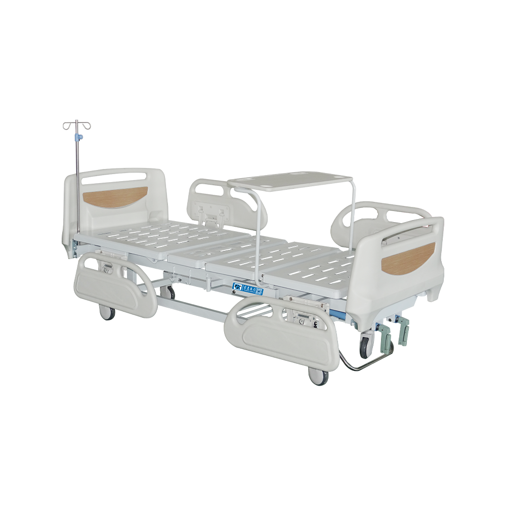 YCT2618K Cama hospitalaria manual de dos funciones con barandillas ABS