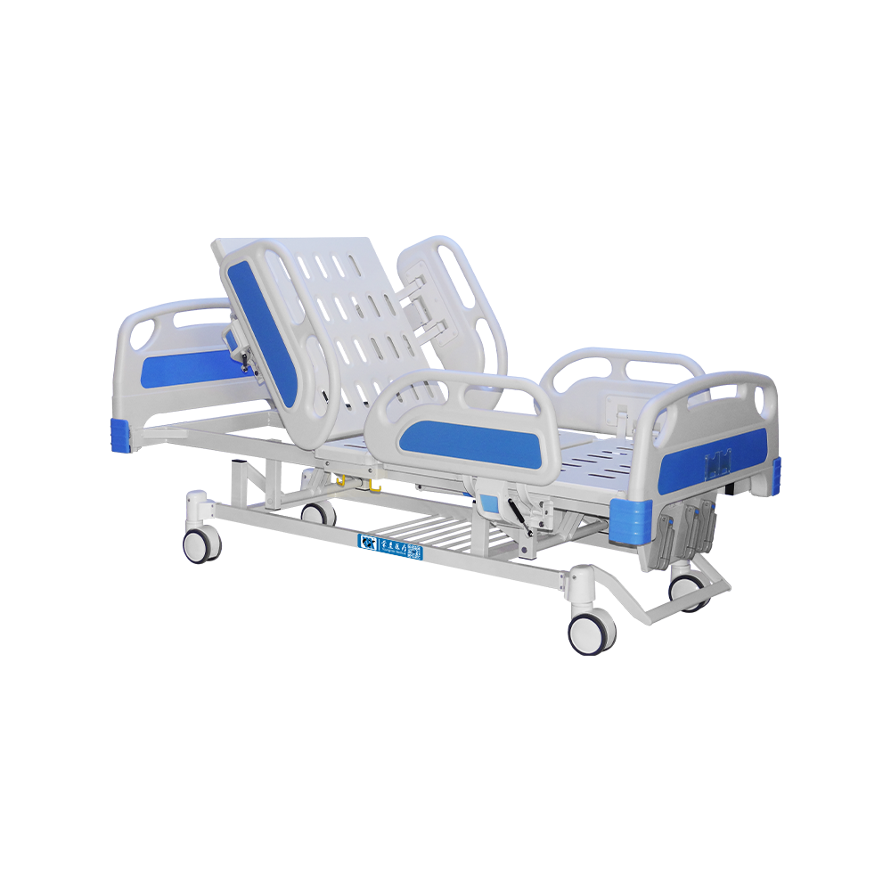 YC-T3618K(II) Cama de hospital manual, 4 barandillas manuales de ABS