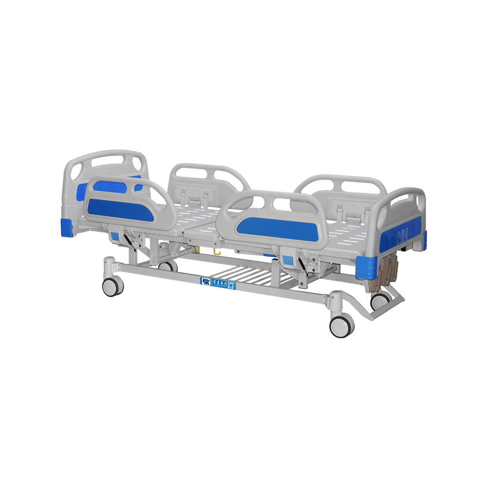 YC-T3618K(II) Cama de hospital manual, 4 barandillas manuales de ABS