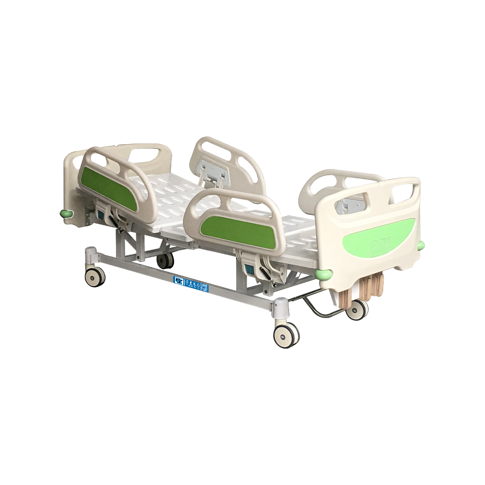 YC-T3618K(II) Cama de hospital manual, 4 barandillas manuales de ABS
