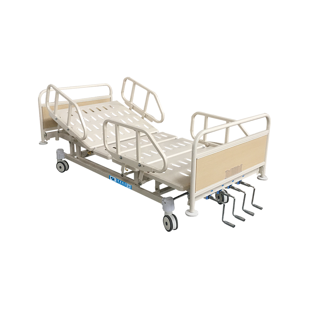 YC-T5111L 5 camas hospitalarias manuales funcionales con 4 manivelas