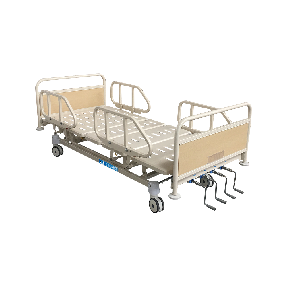 YC-T5111L 5 camas hospitalarias manuales funcionales con 4 manivelas