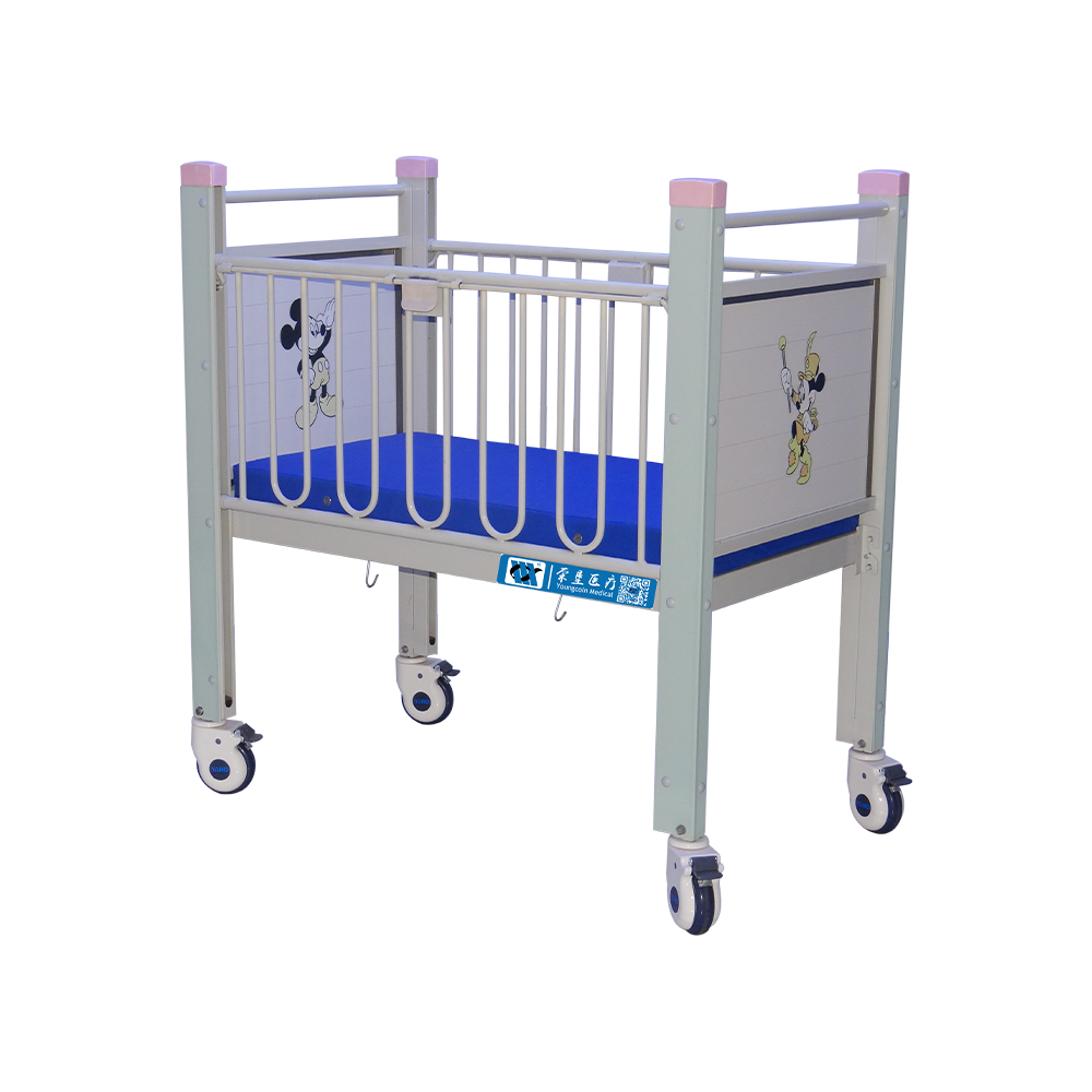 BDB09 Cama médica manual cómoda de diseño resistente para niños