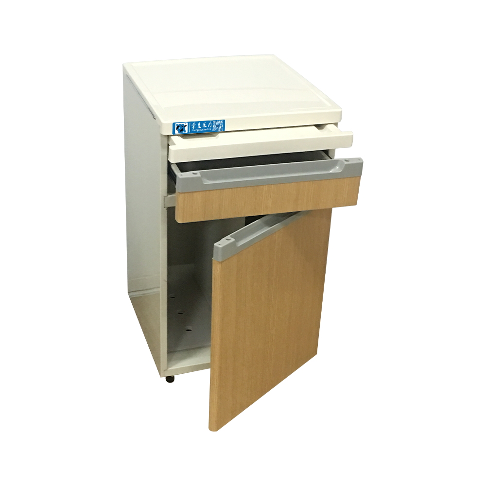 BDCB11 Gabinete médico junto a la cama con tabla de comedor