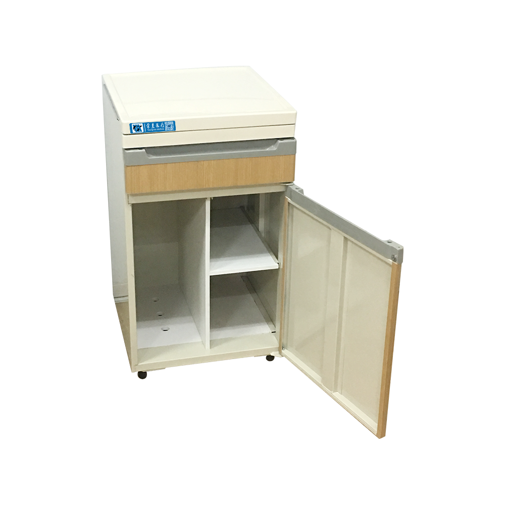 BDCB11 Gabinete médico junto a la cama con tabla de comedor