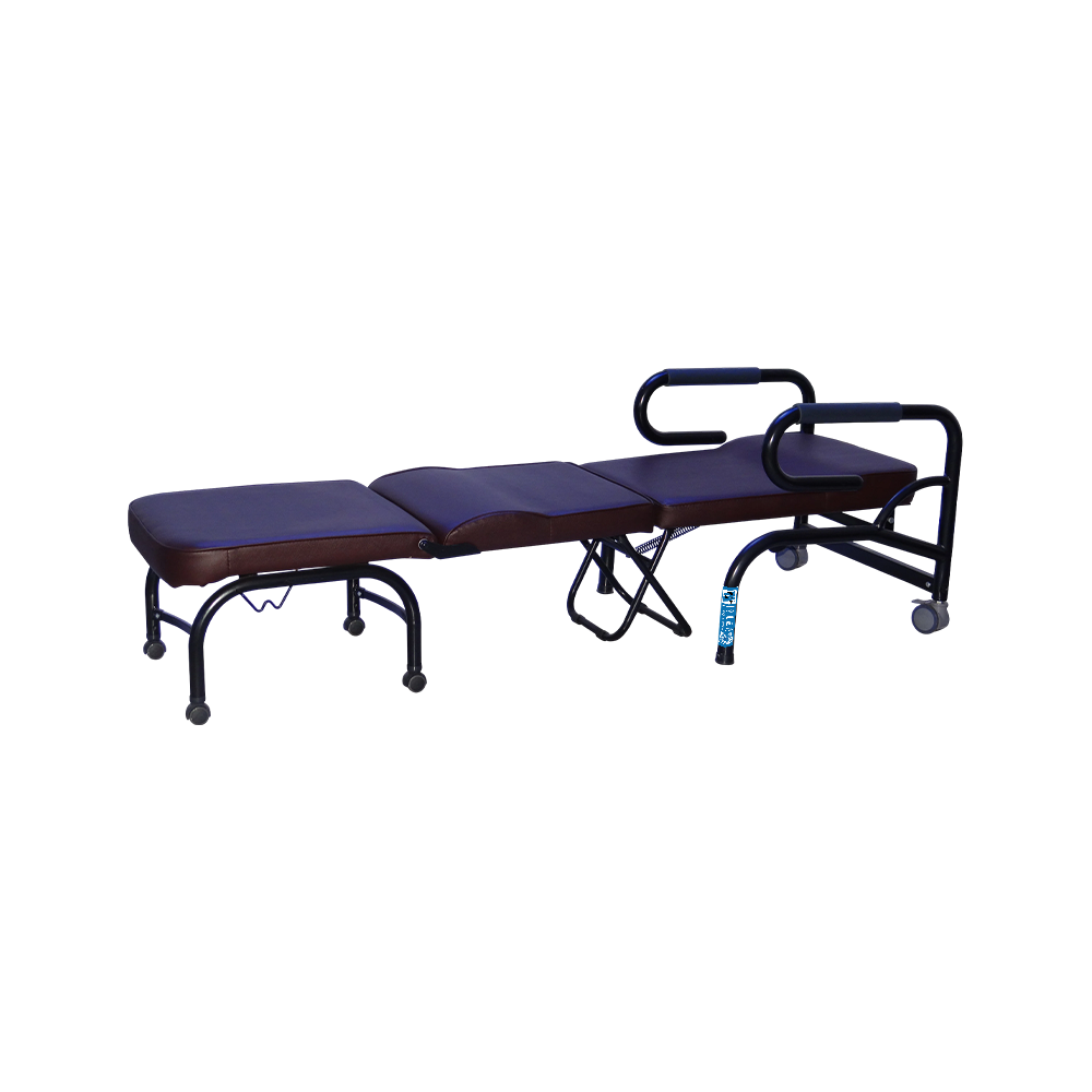 BDEC107 Sillón reclinable plegable para hospital con ruedas