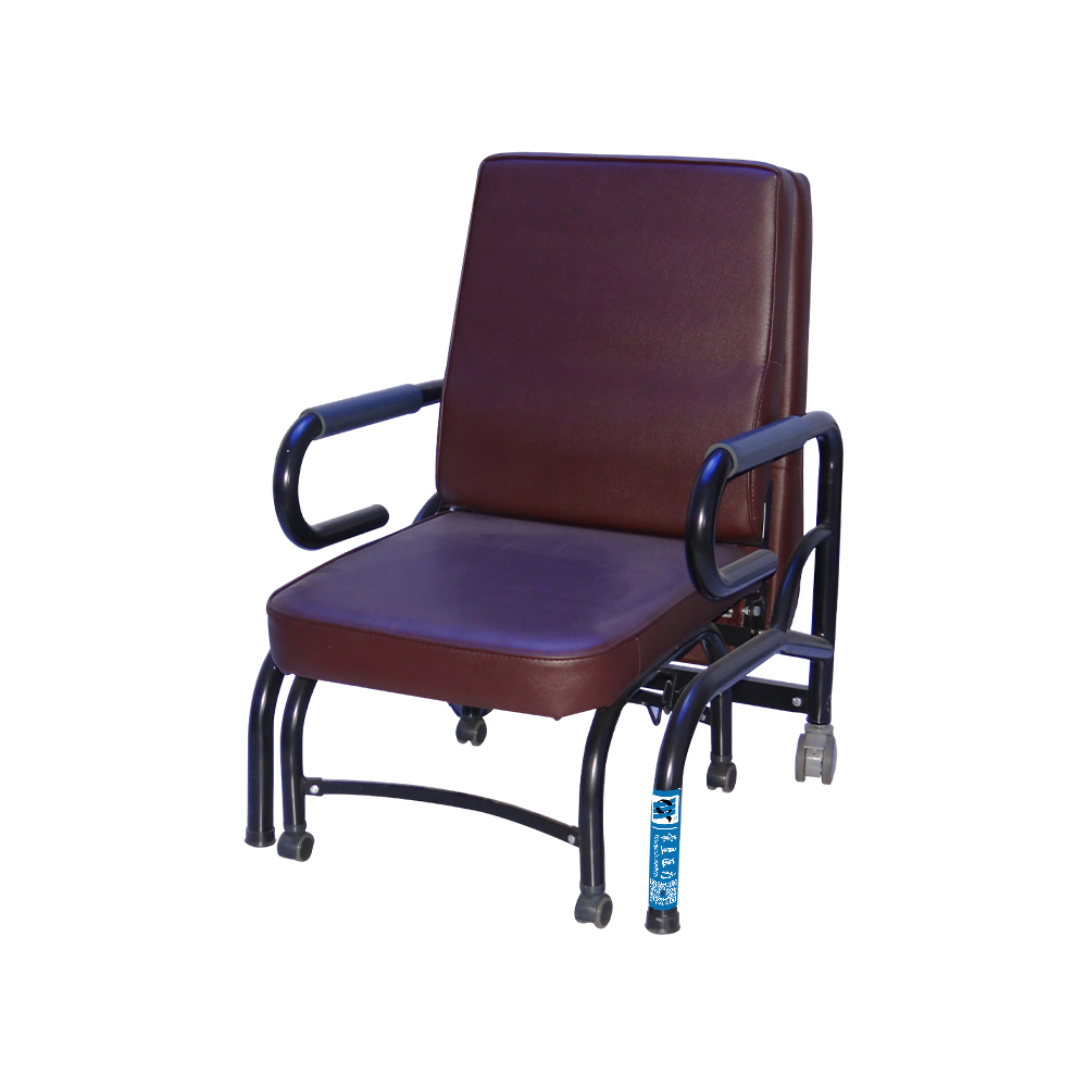 BDEC107 Sillón reclinable plegable para hospital con ruedas