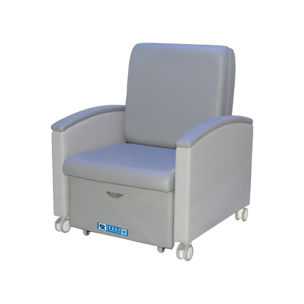 BDEC108 Cama-silla plegable de hospital con ruedas