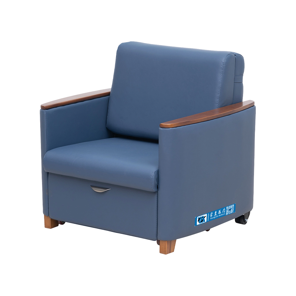 Silla reclinable para dormir con ruedas para hospital BDEC111