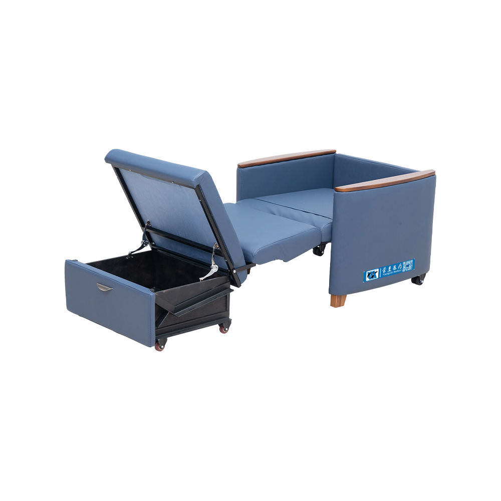 Silla reclinable para dormir con ruedas para hospital BDEC111