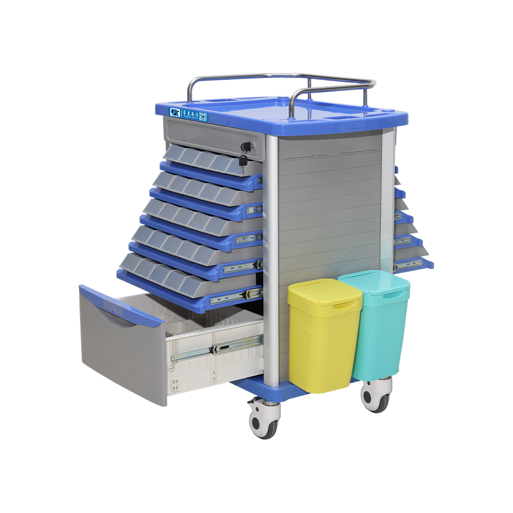 Carro móvil para medicamentos con cerradura para hospitales BDT214