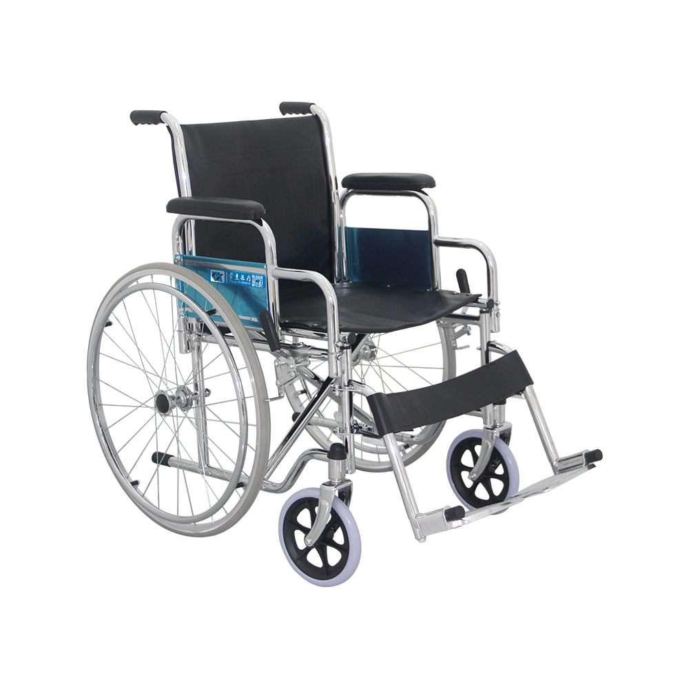 Silla de ruedas manual cómoda FY903