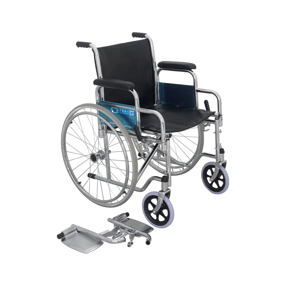 Silla de ruedas manual cómoda FY903