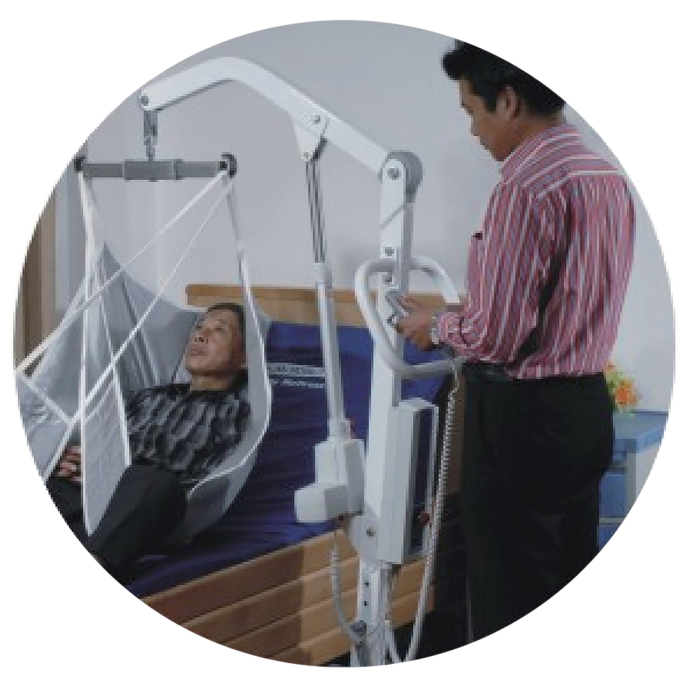 BDE603 Elevador de pacientes médicos mediante sistema actuador