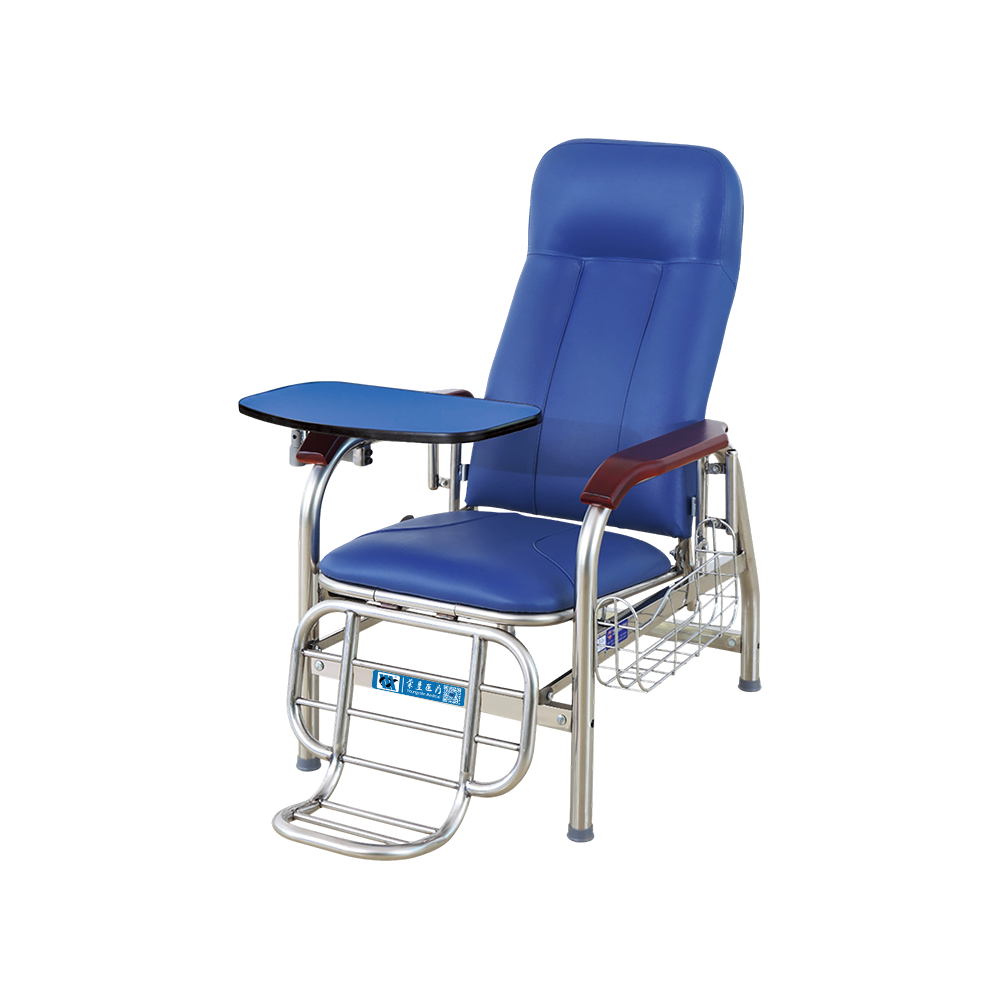 BDEC105 Silla reclinable de infusión intravenosa de material de acero inoxidable para clínicas