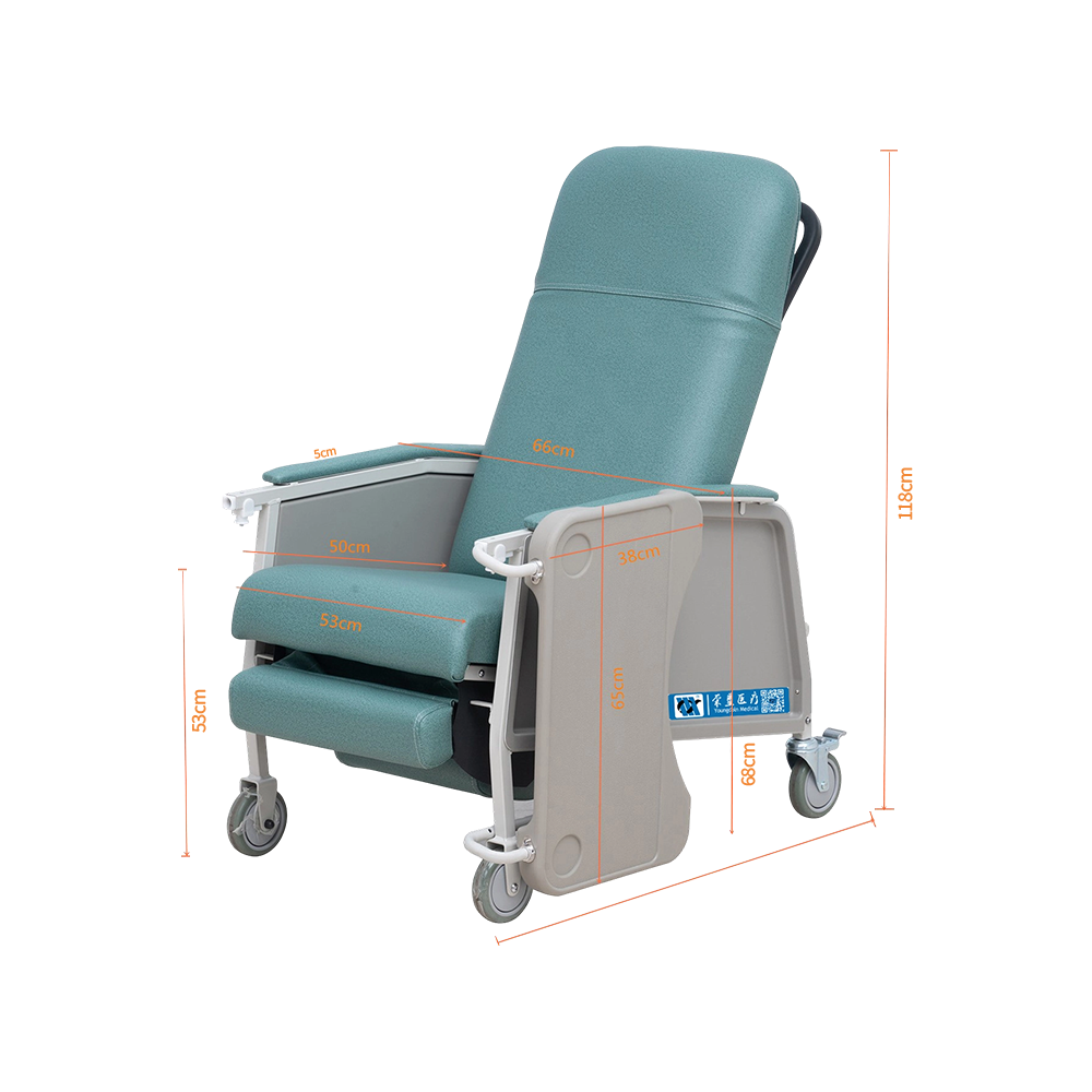 BDEC601 Silla de inodoro geriátrica reclinable de tres posiciones