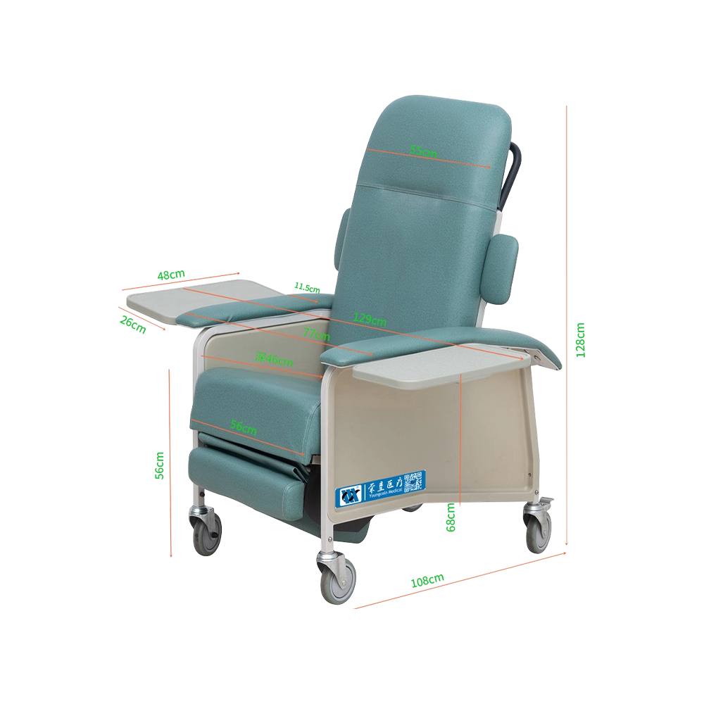 BDEC602 Silla de inodoro geriátrica reclinable de cuatro posiciones