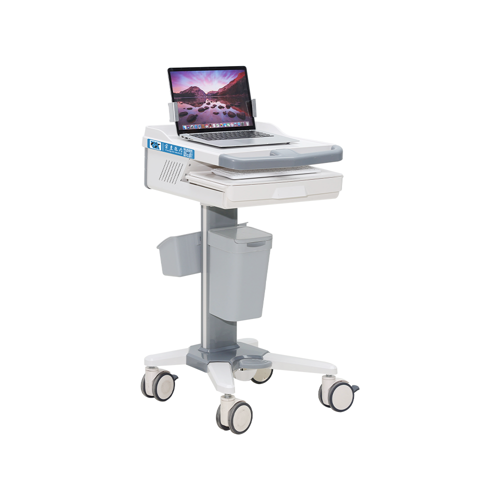 Carrito para computadora portátil médica móvil BDT48061 sobre ruedas