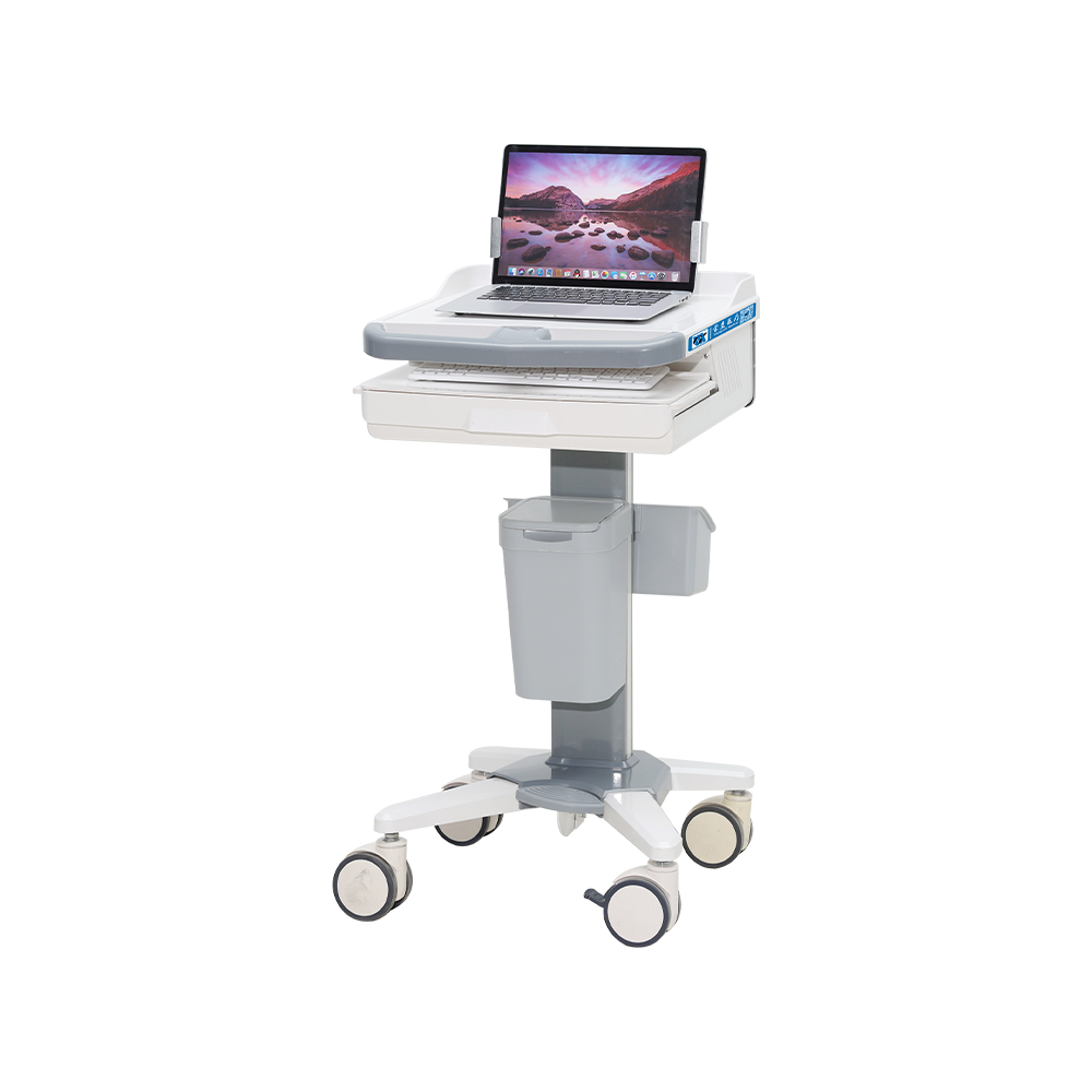 Carrito para computadora portátil médica móvil BDT48061 sobre ruedas