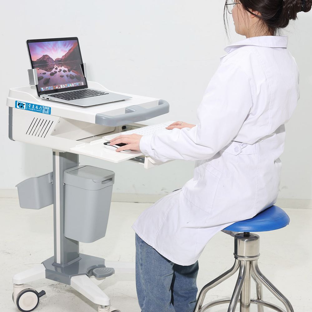 Carrito para computadora portátil médica móvil BDT48061 sobre ruedas