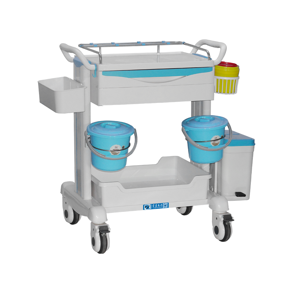 Carro de tratamiento hospitalario móvil BDT8150 con soporte para accesorios