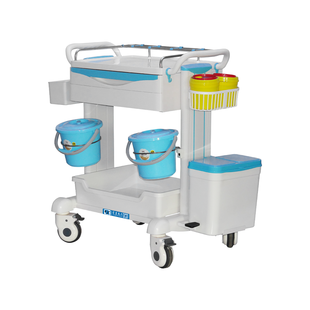 Carro de tratamiento hospitalario móvil BDT8150 con soporte para accesorios