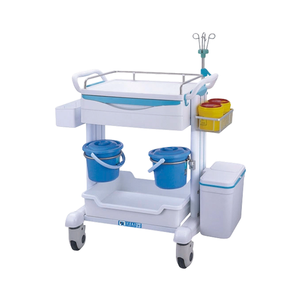 Carro de tratamiento hospitalario móvil BDT8150 con soporte para accesorios