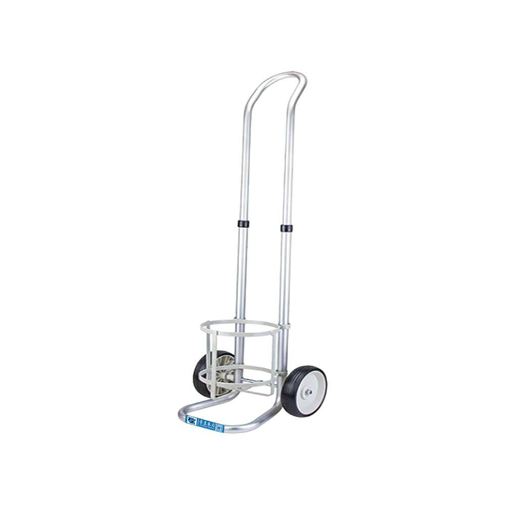 Carro cilíndrico de oxígeno para hospital móvil de acero inoxidable BDT109