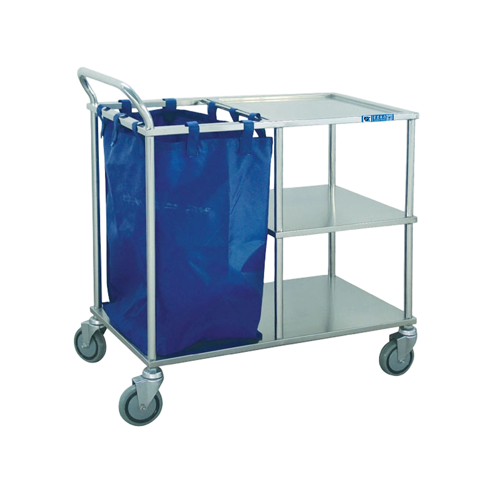 BDT209 Carro móvil de lino limpio para hospital de acero inoxidable