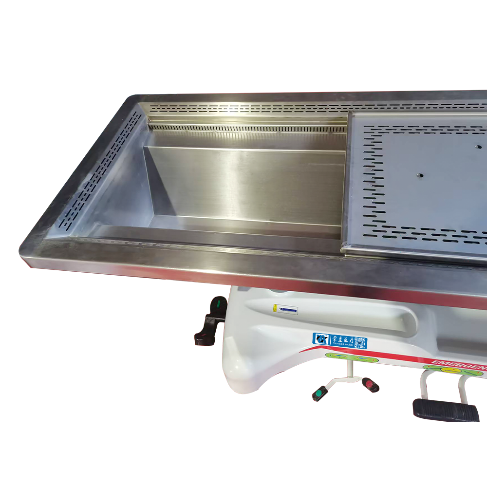 BDE606 Carro hidráulico médico para autopsia