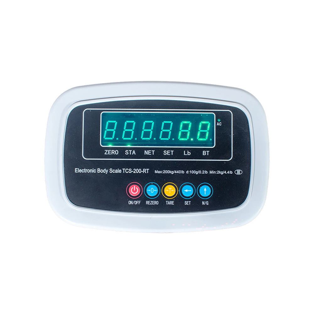 Báscula corporal electrónica con pantalla LCD TCS -200-RT